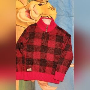 Polo by Ralph Lauren Red and Black Kids Sweater